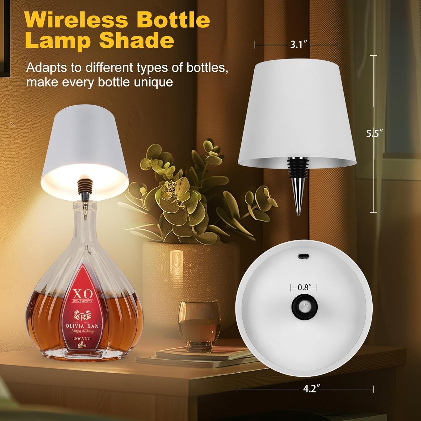 BottleGlow™ Luxe Ambient Touch Lamp