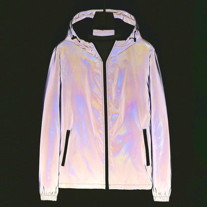 [GOLD] Chromashift Reflective Windbreaker – Daily Wear, Night Runs, Rides & Color-Shifting