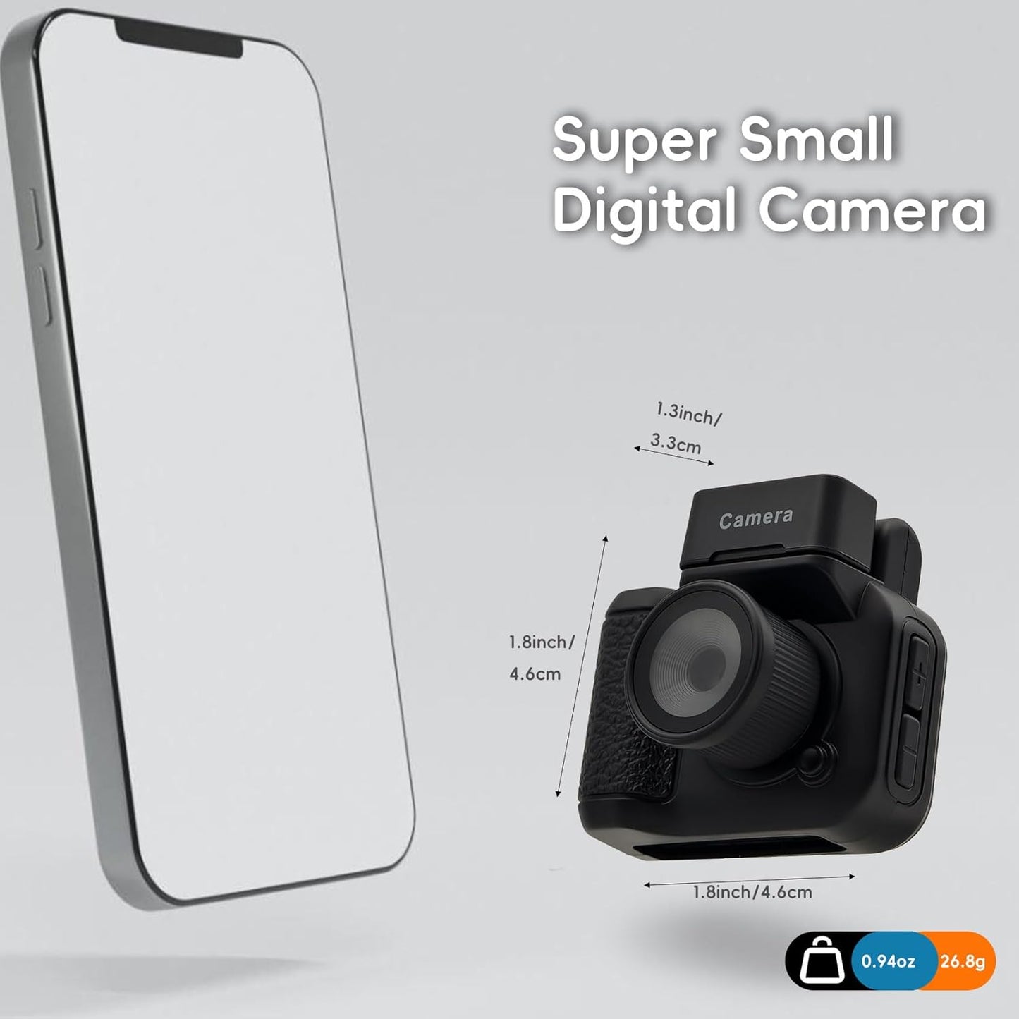 [GOLD] Gen.2 Mini Retro Keychain Camera – Pocket-Sized Fun with Vintage Flair