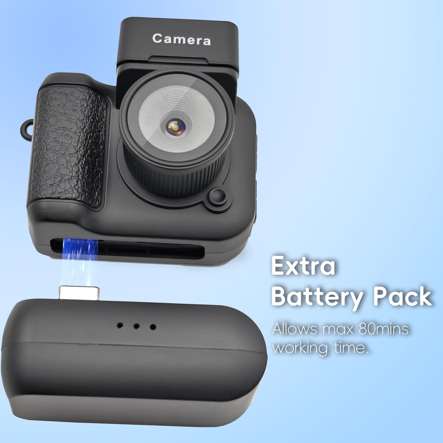 [GOLD] Gen.2 Mini Retro Keychain Camera – Pocket-Sized Fun with Vintage Flair