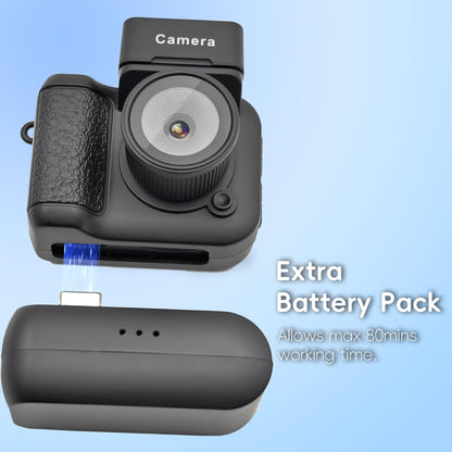 [GOLD] Gen.2 Mini Retro Keychain Camera – Pocket-Sized Fun with Vintage Flair