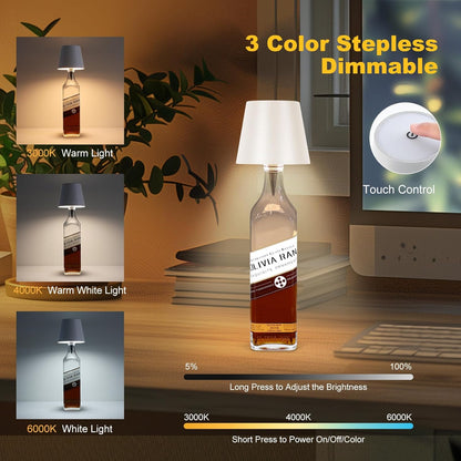 BottleGlow™ Luxe Ambient Touch Lamp