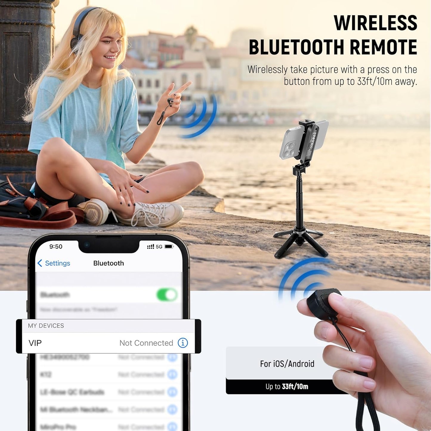 [GOLD] SnapPro 3-in-1 Creator Stick – Tripod, Selfie, Grip