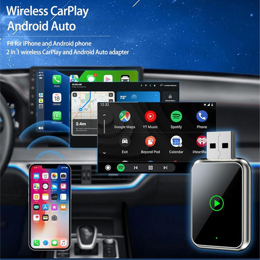 [GOLD] WireFree CarPlay Adapter – Wireless Freedom for CarPlay & Android Auto
