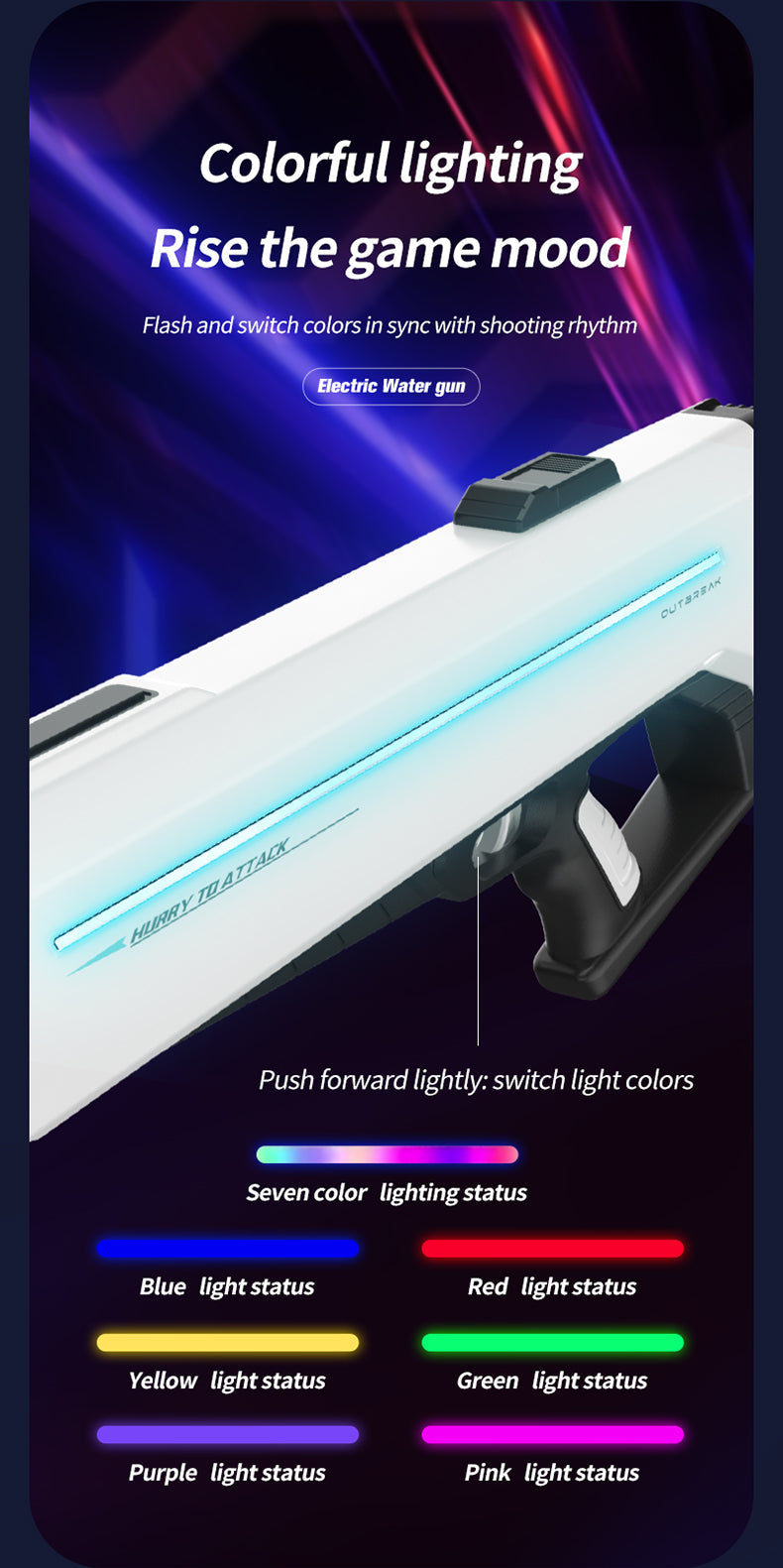 [GOLD] RapidJet Pro - Electric Pulse Water Gun