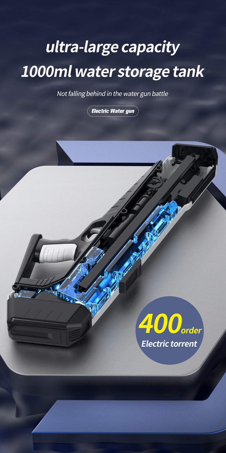 [GOLD] RapidJet Pro - Electric Pulse Water Gun