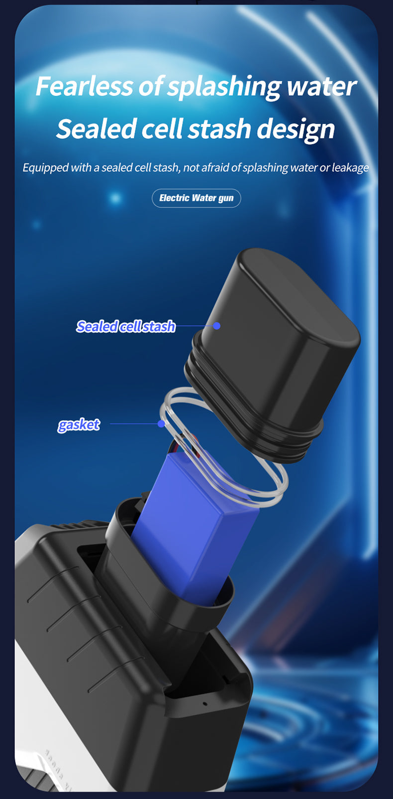 [GOLD] RapidJet Pro - Electric Pulse Water Gun