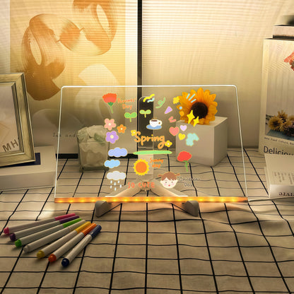 [GOLD] GlowBoard - LED Light-Up Writing & Drawing Board