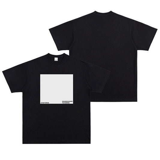 [GOLD] GlowCanvas Tee – Light-Activated Drawing T-Shirt
