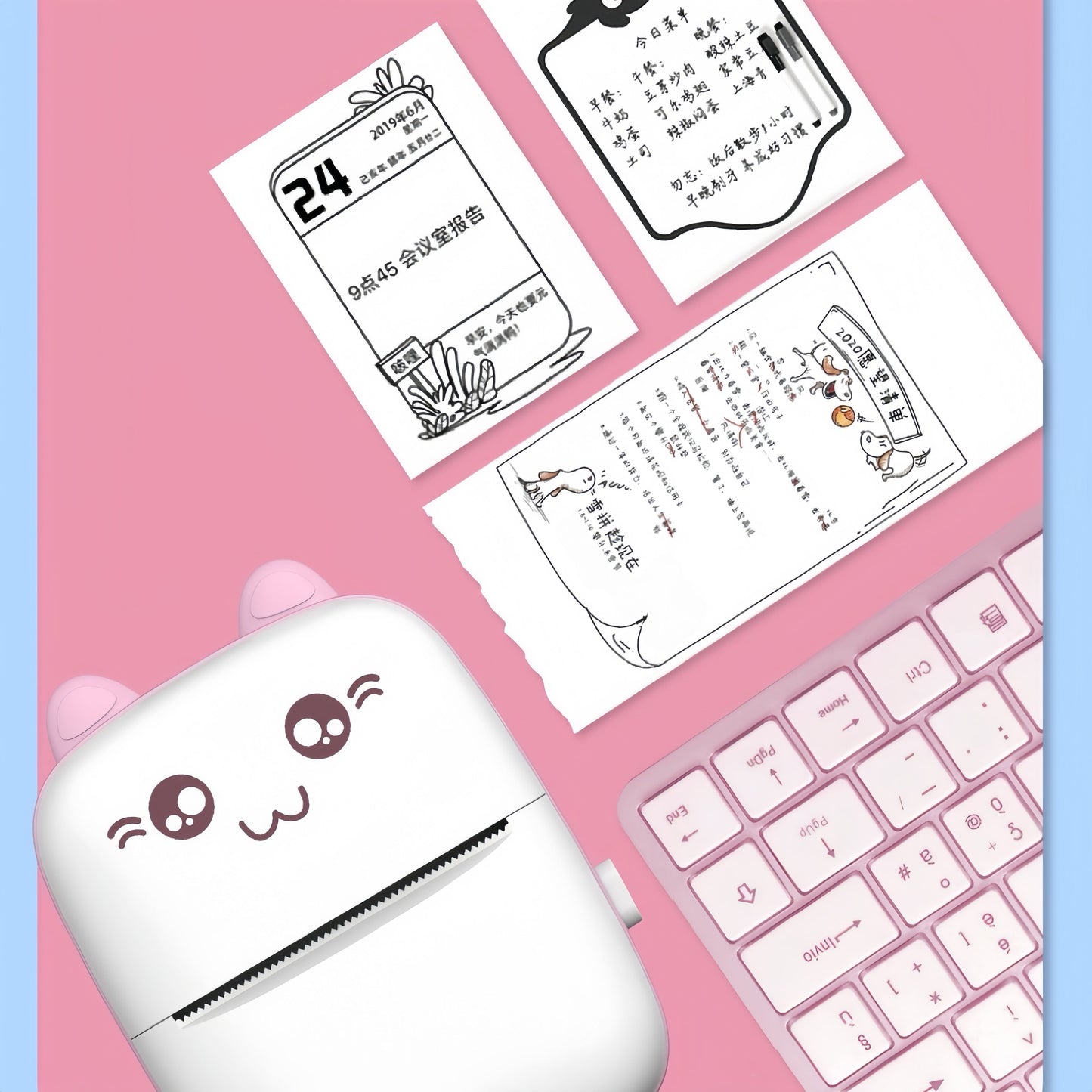 [GOLD] Mini Bluetooth Thermal Printer – Fun & Easy Wireless Printing