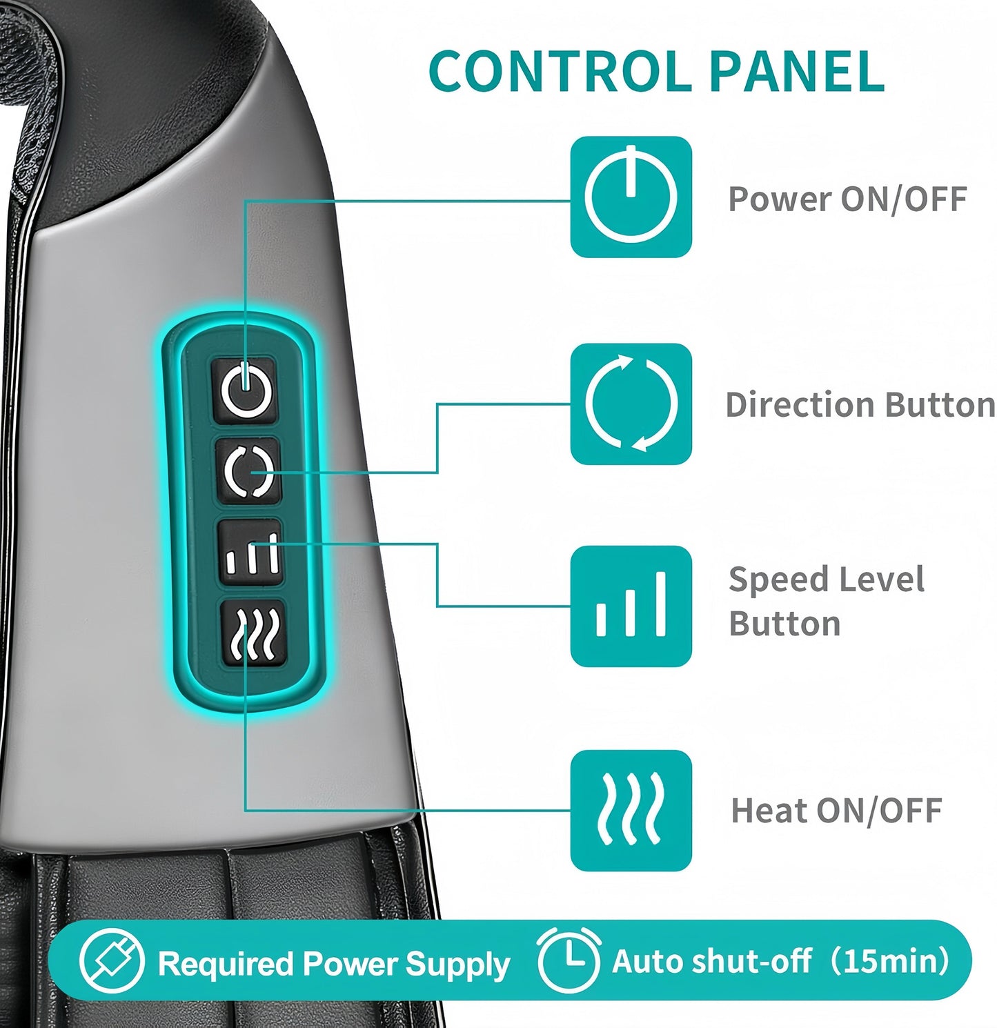 [GOLD] Heated Neck, Shoulder, and Back Massager