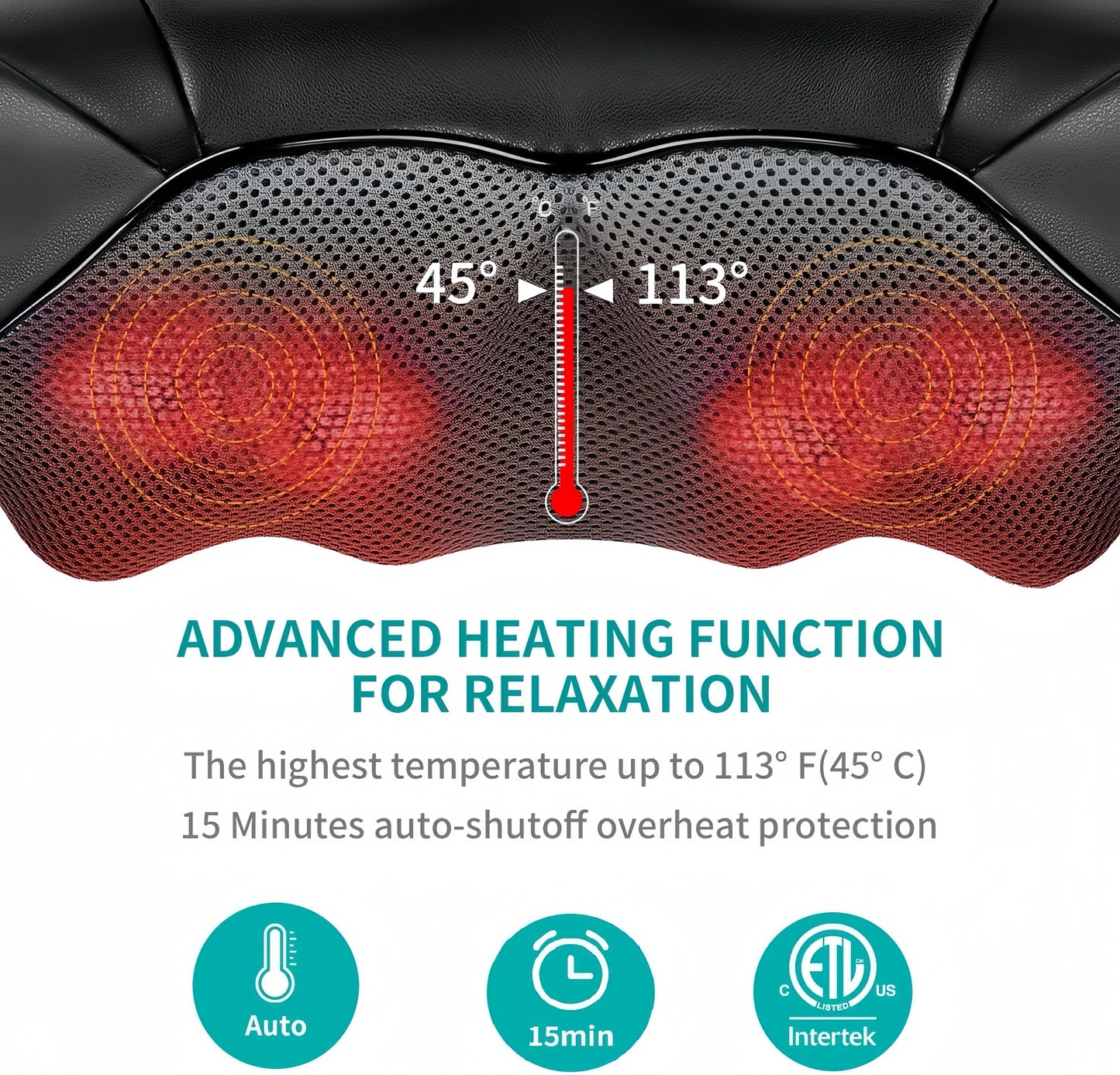 [GOLD] Heated Neck, Shoulder, and Back Massager