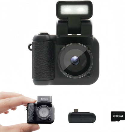 [GOLD] Gen.2 Mini Retro Keychain Camera – Pocket-Sized Fun with Vintage Flair