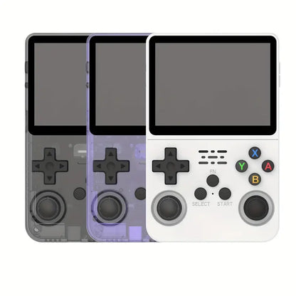 Retro Arcade Open Source Handheld Game Console: 3D Joystick 3.5-inch IPS Screen ArkOS System Built-in 64GB