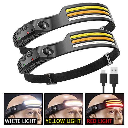 [GOLD] WavePro 230° Ultra-Light Motion-Sensing Headlamp