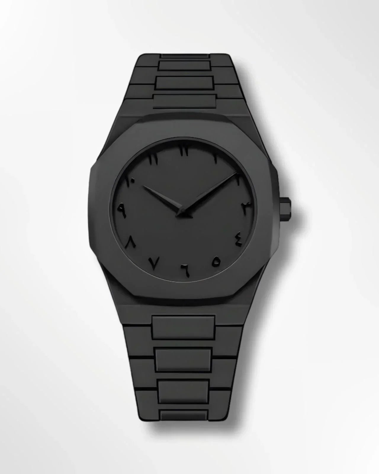 Stainless Steel Arabic Aura  Watch