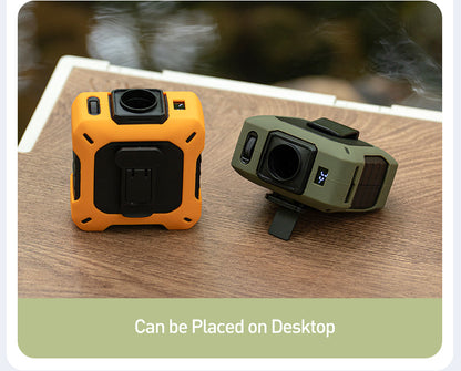 [GOLD] CoolBelt Pro – Wearable Waist Fan & Power Bank with Desktop Stand